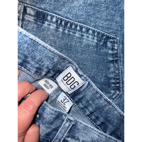 BDG Urban Outfitters High Rise Baggy Jeans Size 32 - Picture 3 of 3